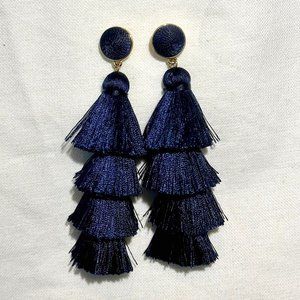 BaubleBar Navy Earrings